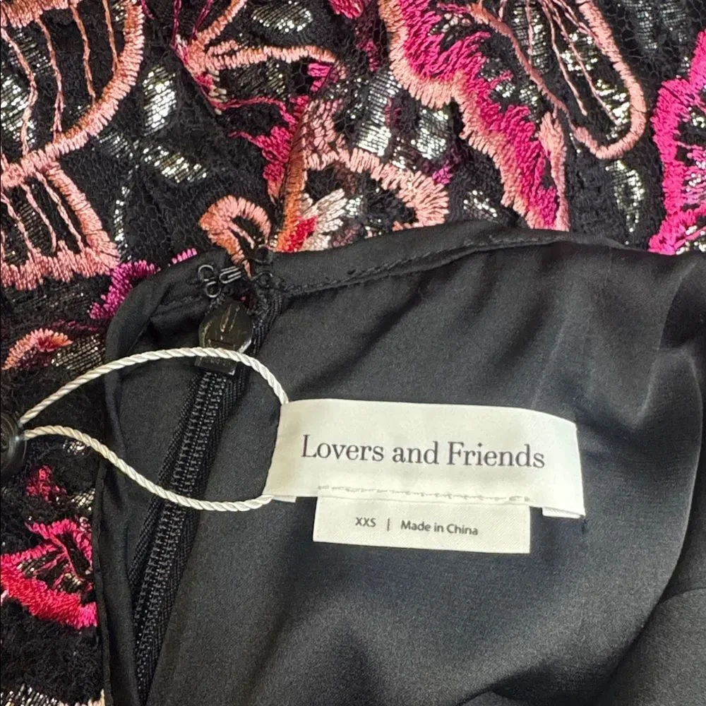 Lovers + Friends Elysian Mini Dress | XXSmall | Mariposa Multi - Picture 4 of 8